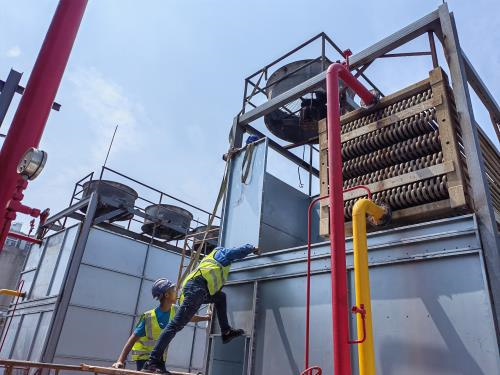 冷卻塔降噪比較(冷卻塔降噪方案)